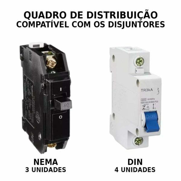 Imagem de Quadro de Distribuição 3/4 Tigre 100530376: Organização e Segurança para Suas Instalações Elétricas