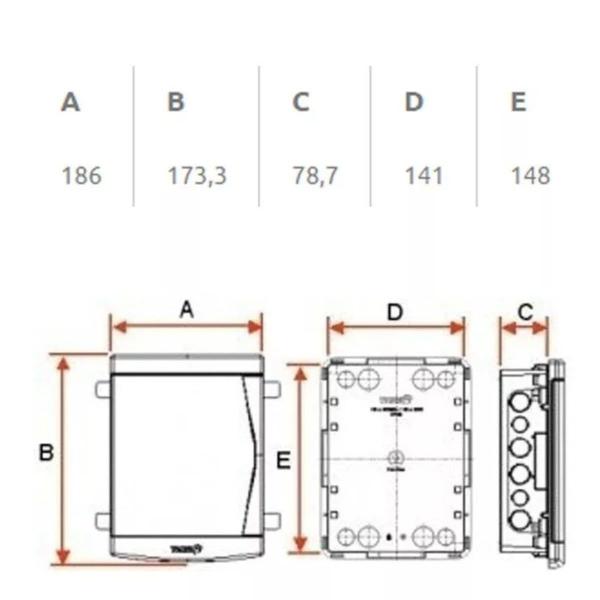 Imagem de Quadro de Distribuição 3/4 Tigre 100530376: Organização e Segurança para Suas Instalações Elétricas