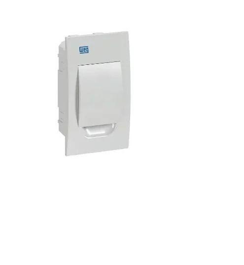 Imagem de Quadro de distribuição pvc embutir branco 04 disjuntores weg