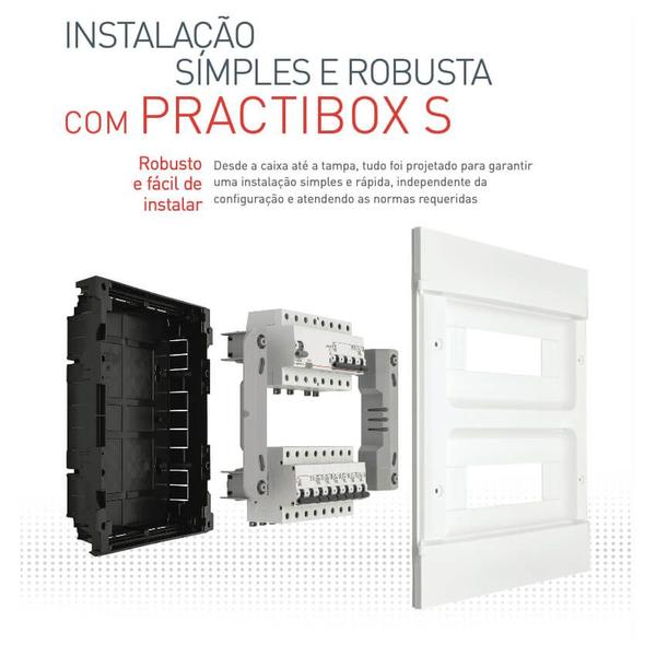 Imagem de Quadro De Distribuição Sobrepor 36 Disjuntores Branco 135103 Protectbox Legrand