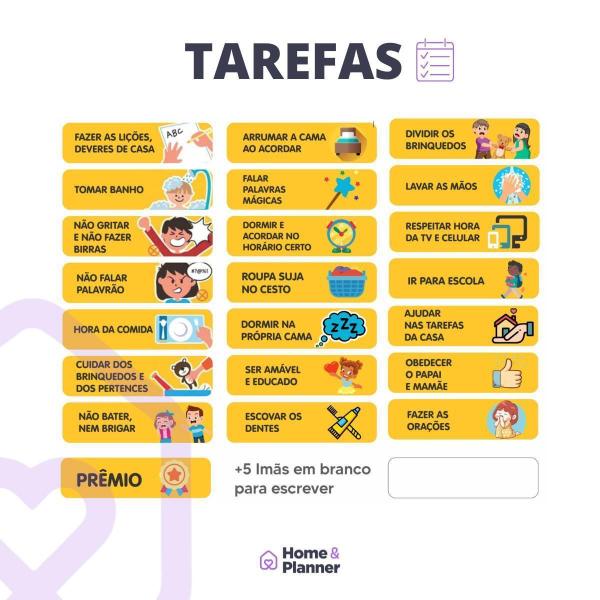 Quadro De Incentivo De Geladeira - Unissex Estrelas - Home E Planner Imagem de Quadro De Incentivo De Geladeira - Unissex Estrelas