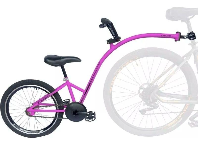 Imagem de Quadro De Reboque Para Bike Completo Altmayer Aro 20 Rosa