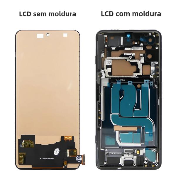 Imagem de Quadro De Substituição De Tela De Toque Com Display LCD Xiaomi Black Shark 4 pro Incluído