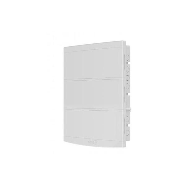 Imagem de Quadro Distribuiçao Embutir Slim 28 Disjuntor Branco Sem Barramento 33040830 - Tigre