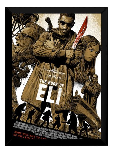 Imagem de Quadro Filme O Livro De Eli Arte Poster Moldurado