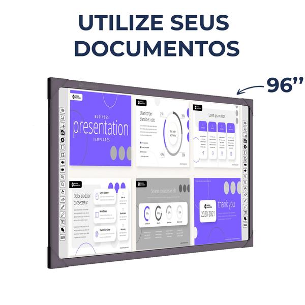 Imagem de Quadro interativo unionboard color 96 polegadas