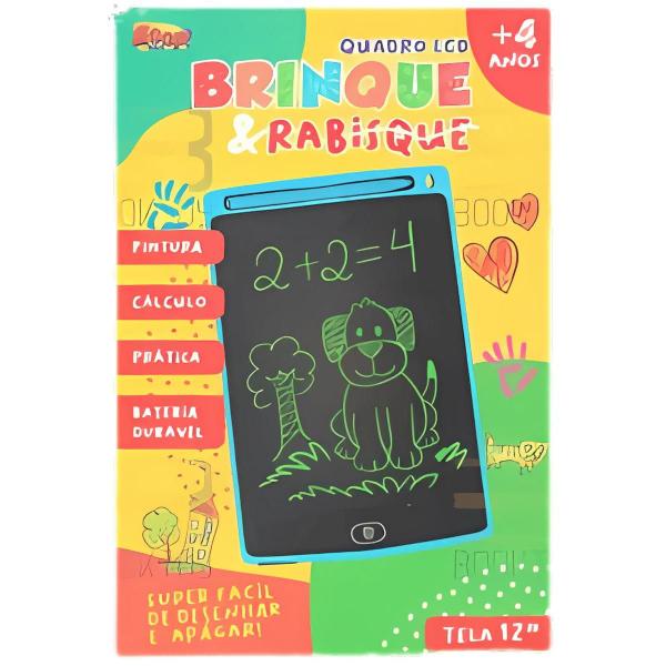 Imagem de Quadro Magico Azul LCD Brinque e Rabisque Zoop Toys