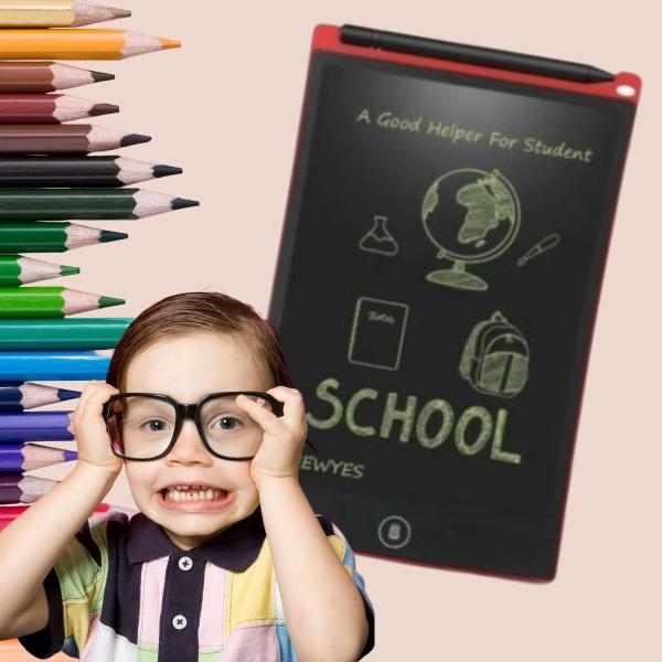 Quadro Mágico Infantil Brinquedo Educativo Lousa Tablet Led - Tablet educativo LCD Imagem de Quadro Mágico Infantil Brinquedo Educativo Lousa Tablet Led