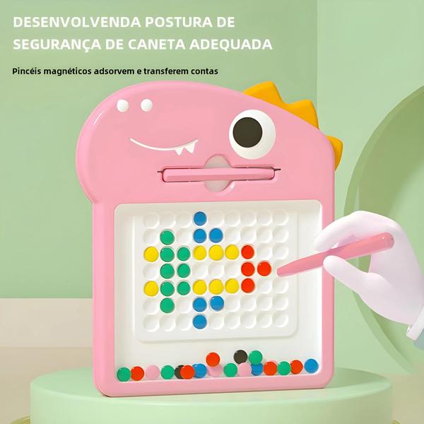 Imagem de Quadro Magnético para Desenho Infantil - Brinquedo Educativo para Meninas e Bebês