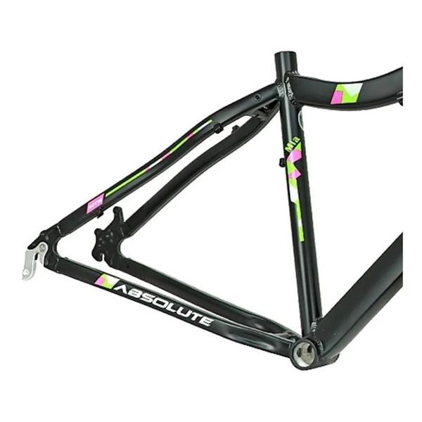 Imagem de Quadro Mia II Aro 29 Alumínio Preto/Verde/Rosa Feminino MTB