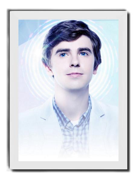 Imagem de Quadro Serie Medica The Good Doctor Poster Moldura Branca