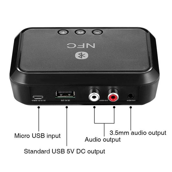 Imagem de QUANBU 2020 Receptor Bluetooth 4.1 Sem Fio NFC 5.0 AptX