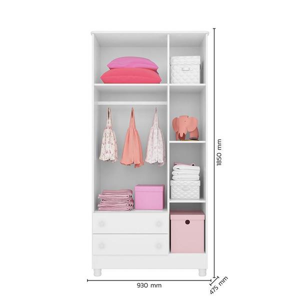 Imagem de Quarto Bebe Guarda  Doce Sonho, Berço e Cômoda Branco