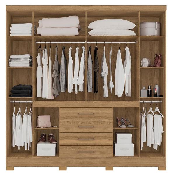 Imagem de Quarto Casal New Realce com Cômoda London e Cabeceira Triunfo Amendola  Demóbile