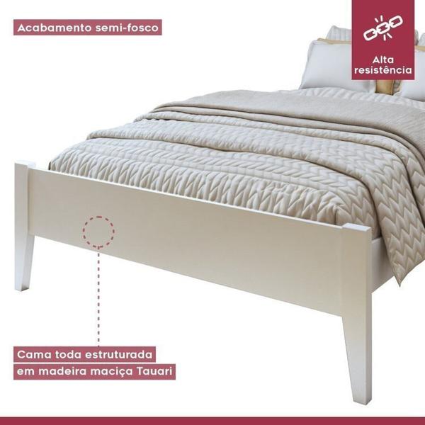 Imagem de Quarto Completo com Cama Casal 160cm Turca e Guarda-Roupa 6 Portas 9 Gavetas Urbano Branco