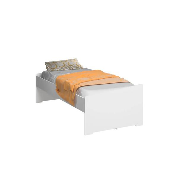 Imagem de Quarto Completo de Solteiro com 2 Camas e Guarda-Roupa 1326D Branco