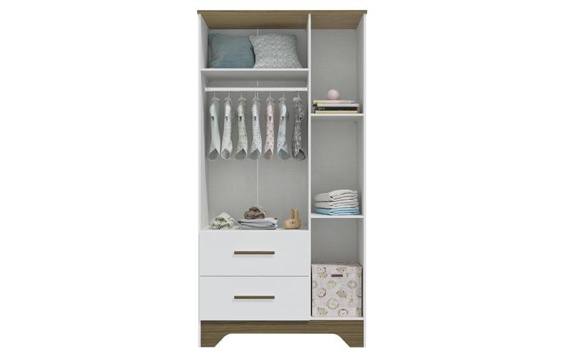 Imagem de Quarto Completo Retro Moveis Peroba Infantil Popy LS MDF 