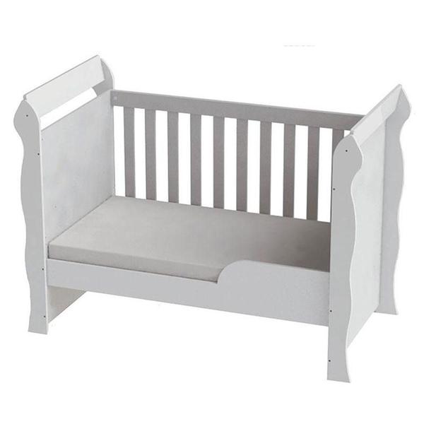 Imagem de Quarto De Bebê 4 Portas Ternura Baby Com Berço Mirelle Branco Brilho - Incorplac