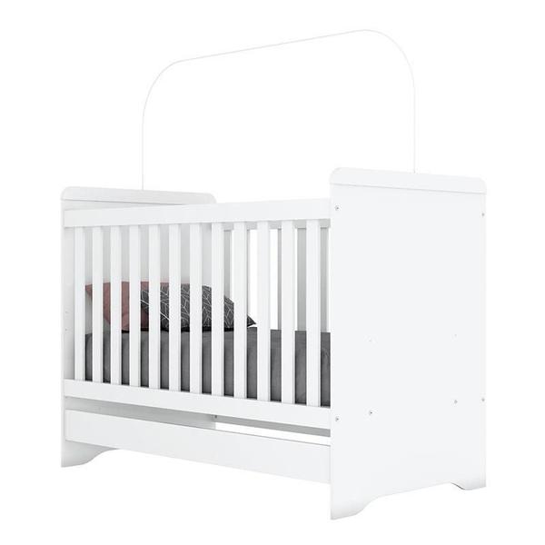 Imagem de Quarto de Bebê Ane com Berço Americano Cafuné Branco Brilho  Phoenix Baby