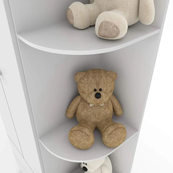 Quarto de Bebê Berço Mini Cama Guarda Roupa e Cômoda Sonho Encantado Espresso Móveis Branco Imagem de Quarto de Bebê Berço Mini Cama Guarda Roupa e Cômoda Sonho Encantado Espresso Móveis Branco
