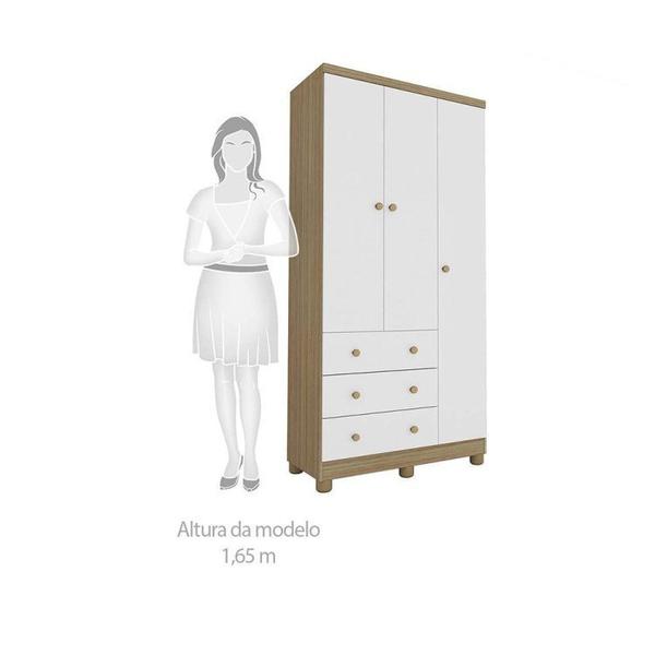 Quarto de Bebê com Guarda Roupa 3 Portas e Berço 100% MDF Pega-Pega - Espresso Móveis Imagem de Quarto de Bebê com Guarda Roupa 3 Portas e Berço 100% MDF Pega-Pega
