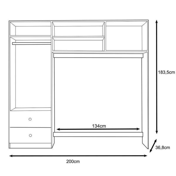 Imagem de Quarto De Bebê Cômoda E Conjugado Belle Com Berço Amour P14 Branco - Mpozenato