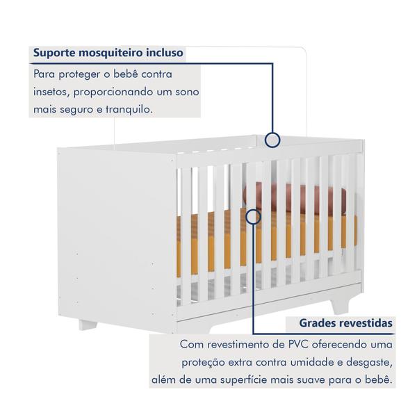 Quarto de Bebê Completo 100% MDF com Guarda Roupa 3 Portas, Cômoda e Berço Mini Cama Life Espresso Móveis Imagem de Quarto de Bebê Completo 100% MDF com Guarda Roupa 3 Portas, Cômoda e Berço Mini Cama Life Espresso Móveis