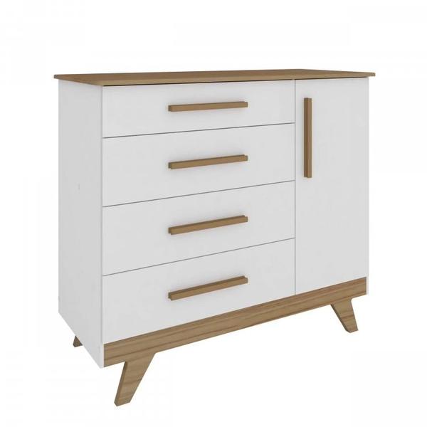 Quarto de Bebê Completo com Cômoda Berço e Guarda Roupa 100% MDF Retrô Kakau Espresso Móveis Imagem de Quarto de Bebê Completo com Cômoda Berço e Guarda Roupa 100% MDF Retrô Kakau Espresso Móveis