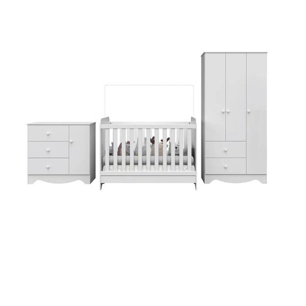 Quarto de Bebê Completo com Guarda Roupa Cômoda e Berço Americano 3 em 1 Pirueta Espresso Móveis Imagem de Quarto de Bebê Completo com Guarda Roupa Cômoda e Berço Americano 3 em 1 Pirueta Espresso Móveis