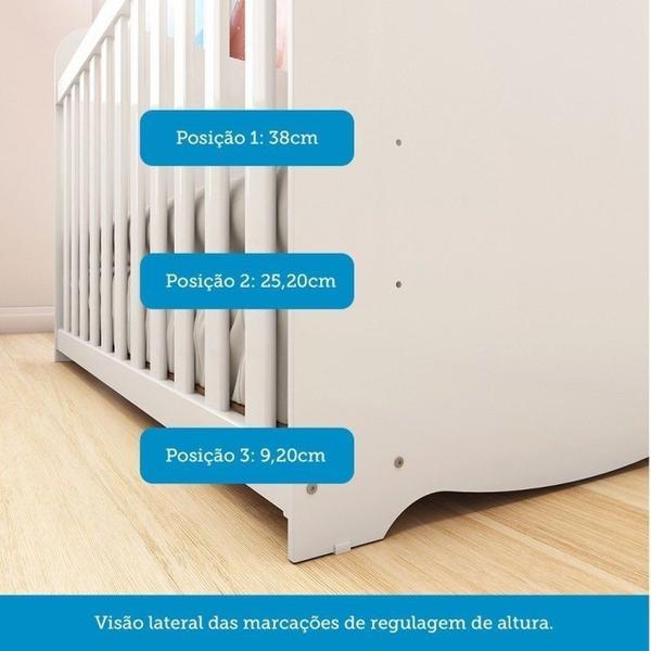 Quarto de Bebê Completo Guarda Roupa 3 Portas Cômoda 4 Gavetas e Berço 100% Mdf Lana Espresso Móveis Imagem de Quarto de Bebê Completo Guarda Roupa 3 Portas Cômoda 4 Gavetas e Berço 100% Mdf Lana Espresso Móveis
