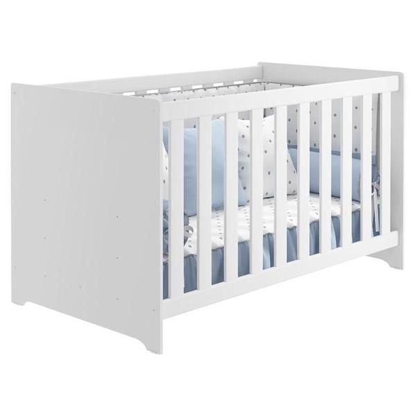 Imagem de Quarto de Bebê Eloá com Berço Americano Mali Branco Acetinado  Phoenix Baby