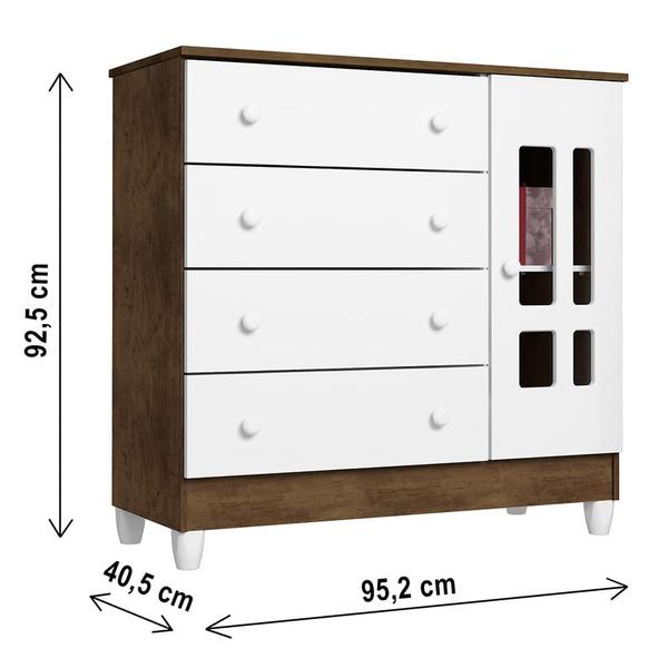 Quarto de Bebê Guarda Roupa 4 Portas Cômoda Ariel Berço Mini Cama Mirelle Amadeirado Carolina Baby Imagem de Quarto de Bebê Guarda Roupa 4 Portas Cômoda Ariel Berço Mini Cama Mirelle Amadeirado Carolina Baby