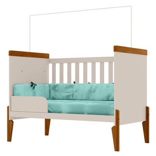 Imagem de Quarto de Bebê Lívia com Berço Americano Emilly Carvalho Off White - Canaã