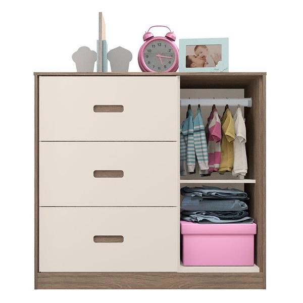 Quarto de Bebê Lívia e Berço Americano Emilly Carvalho Off White com Colchão Ortobom - Canaã - Canaa Baby Imagem de Quarto de Bebê Lívia e Berço Americano Emilly Carvalho Off White com Colchão Ortobom - Canaã
