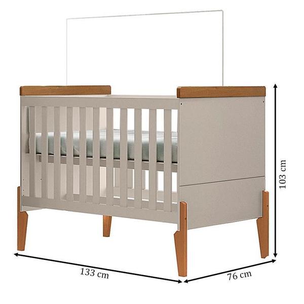 Quarto de Bebê Lívia e Berço Americano Emilly Carvalho Off White com Colchão Ortobom - Canaã - Canaa Baby Imagem de Quarto de Bebê Lívia e Berço Americano Emilly Carvalho Off White com Colchão Ortobom - Canaã