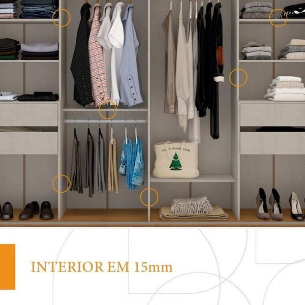 Quarto Guarda-Roupa 2 Portas Cômoda 4 Gavetas 2 Mesas de Cabeceira 2 Gavetas Freijó/Off White - Politorno Imagem de Quarto Guarda-Roupa 2 Portas Cômoda 4 Gavetas 2 Mesas de Cabeceira 2 Gavetas Freijó/Off White