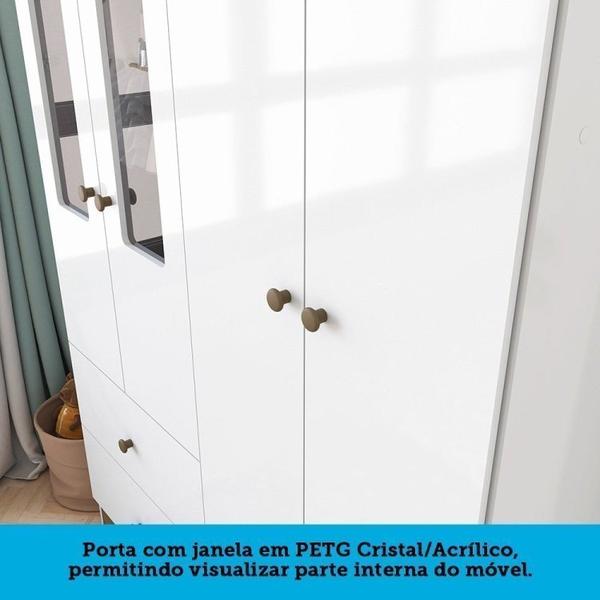 Quarto Infantil com Cômoda e Guarda Roupa com Janelas Retangulo 100% MDF Cocada - Espresso Móveis Imagem de Quarto Infantil com Cômoda e Guarda Roupa com Janelas Retangulo 100% MDF Cocada