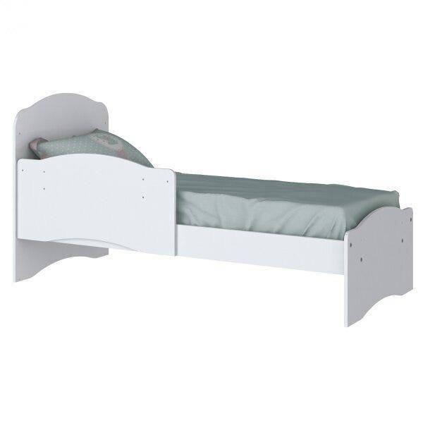 Imagem de Quarto Infantil com Guarda Roupa 3 Portas Berço Mini Cama e Organizador Mariana Espresso Móveis Branco/Rosa