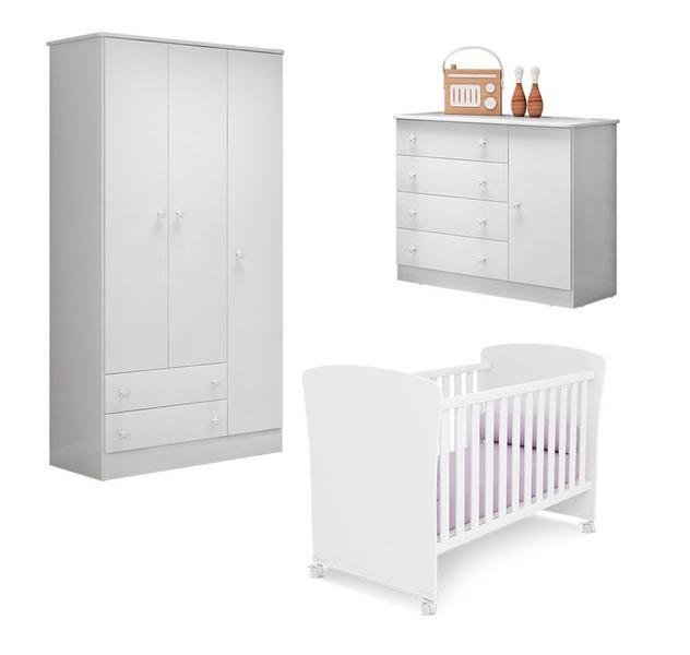 Imagem de Quarto Infantil Doce Sonho 4 Branco - Qmovi