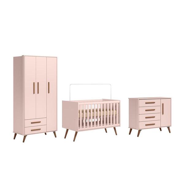 Imagem de Quarto Infantil Encanto Retrô Rosa - FdECOR