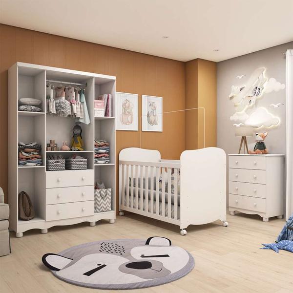 Imagem de Quarto Infantil Junior e Uli 4 PT 7 GV Branco