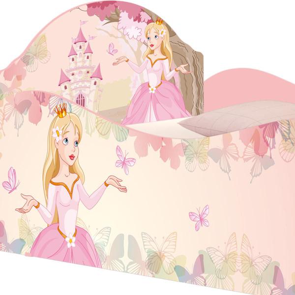 Imagem de Quarto Infantil Princesa Com Cama, Comoda, Guarda Roupa Rosa