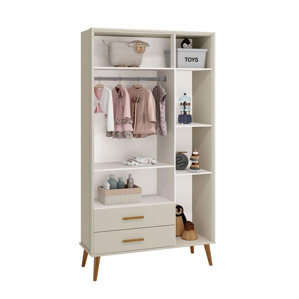 Quarto Isis Berço Americano 2 em 1 + Comoda Sapateira + Guarda Roupa Isis Retrô 3 Portas 2 Gavetas Areia Fosco - Reller Imagem de Quarto Isis Berço Americano 2 em 1 + Comoda Sapateira + Guarda Roupa Isis Retrô 3 Portas 2 Gavetas Areia Fosco - Reller