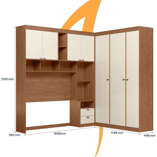 Imagem de Quarto modulado casal Santos Andirá