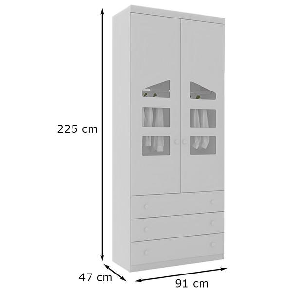 Imagem de Quarto Modulado Infantil Eloisa Branco Phoenix Baby