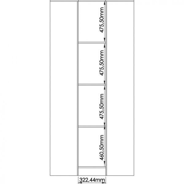 Imagem de Quarto Modulado Móveis Castro 3 Peças