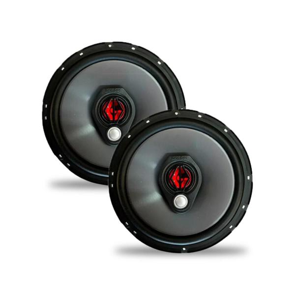 Imagem de Quatro Alto Falantes Bomber BBR 6" 100W RMS + Som Automotivo First Option 8850B USB/BT/SD Card