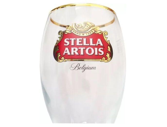 Imagem de Quatro Taças Stella Artois Cálice Litografada Cerveja 250ml