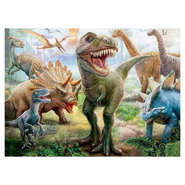 Imagem de Quebra Cabeça 100 Peças Dinossauros 02660 - Grow