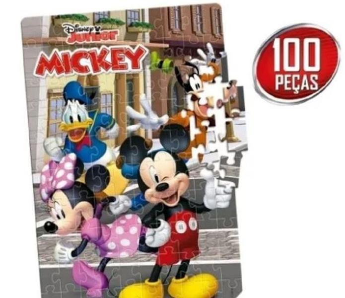 Imagem de Quebra Cabeça 100 Peças Disney Mickey Mouse - Toyster